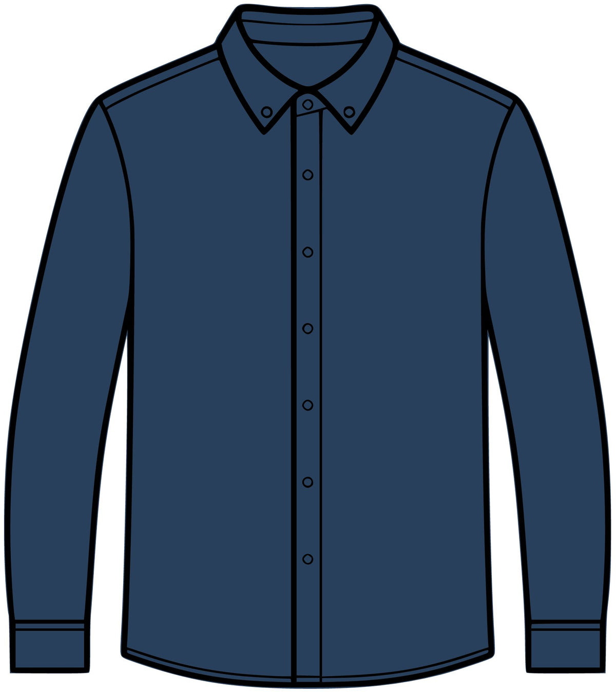 Embroidered Monogram Long Sleeve Shirt