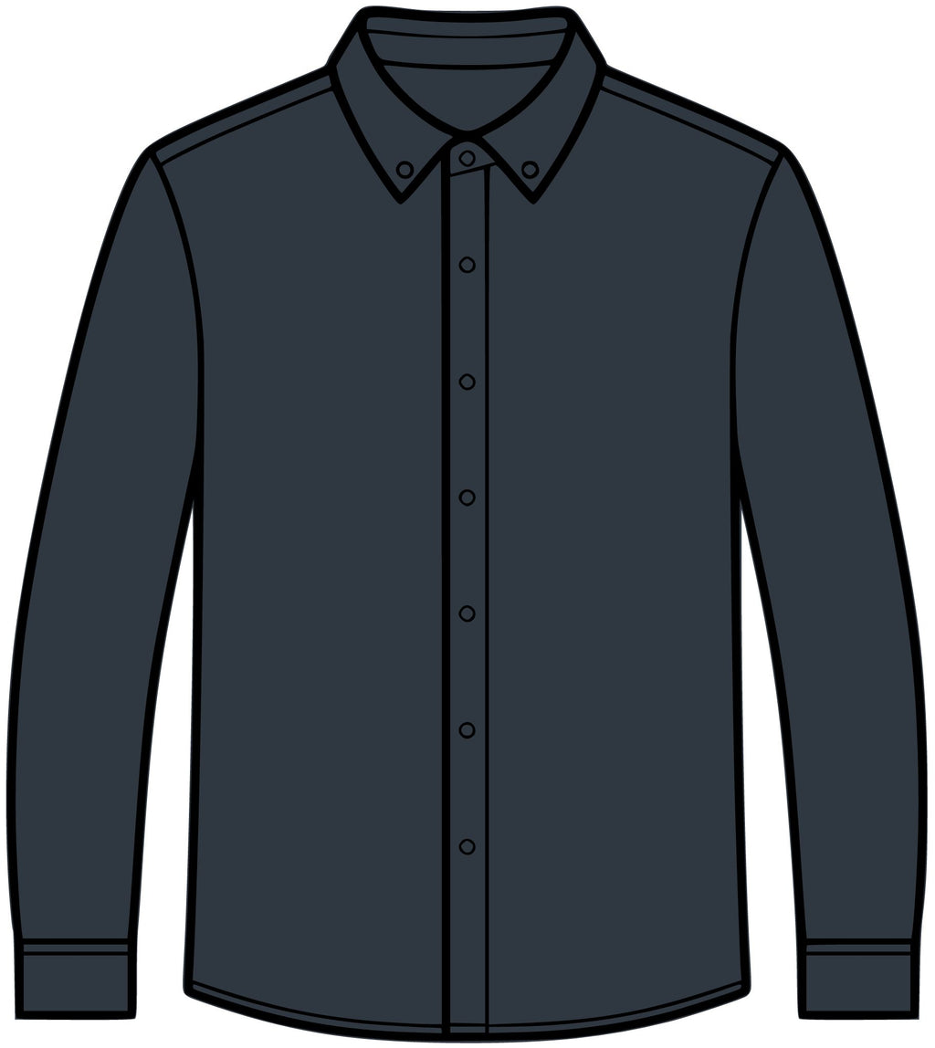 Embroidered Monogram Long Sleeve Shirt