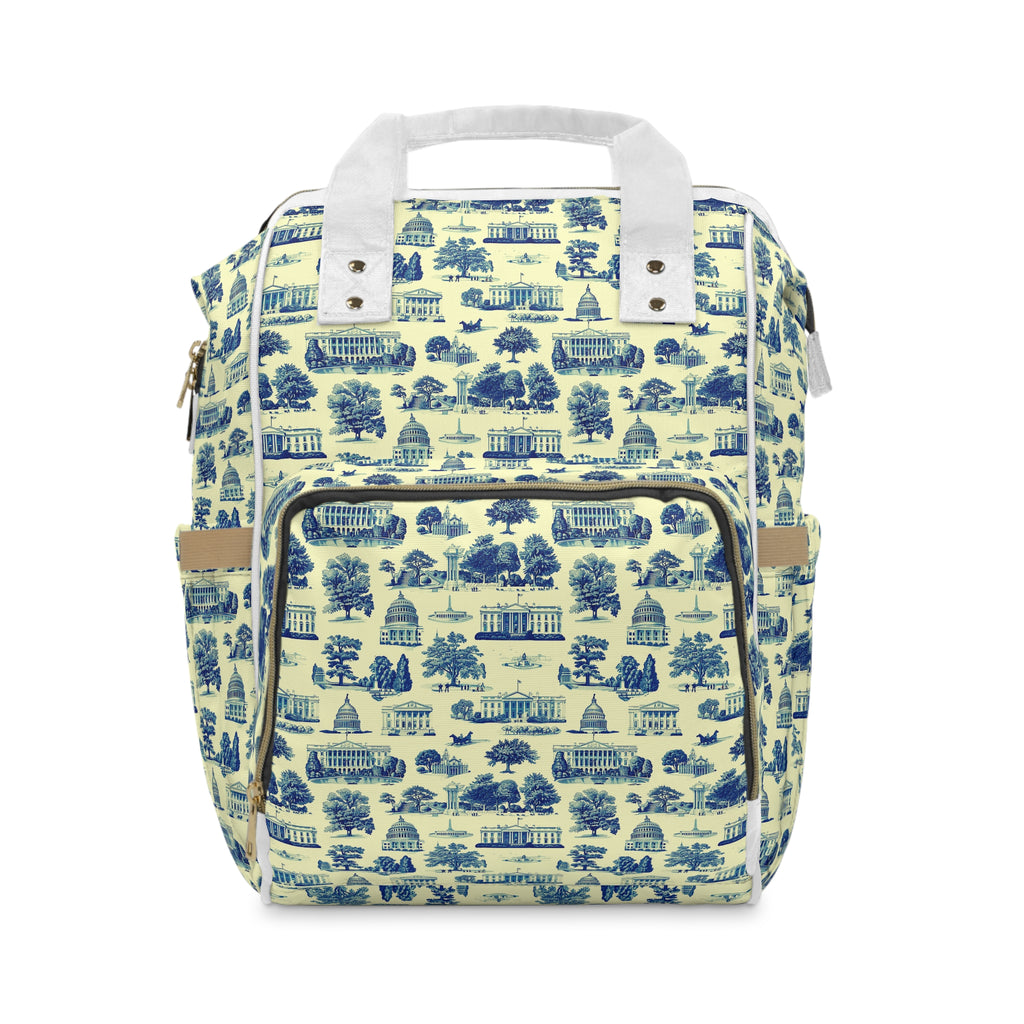 Toile Capitol Diaper Backpack — Multifunctional Baby Bag with Changing Pocket