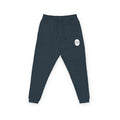 Embroidered Fleece Joggers — Cozy Unisex Sweatpants with Small Crest Logo