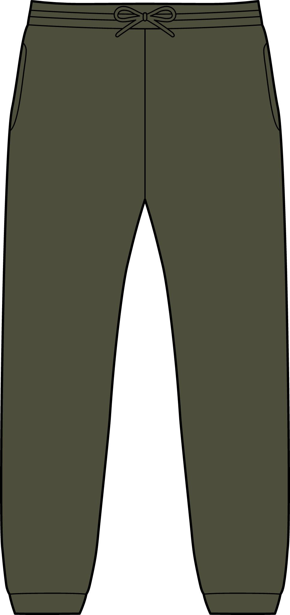 Flyer Joggers — Minimal Monogram Track Pants