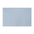 Light Blue Striped Washable Rug — Machine-Wash Floor Mat for Entryway, Kitchen & Kids’ Rooms