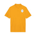 White Polo Shirt with Subtle Monogram Logo — Sport-Style Performance Polo