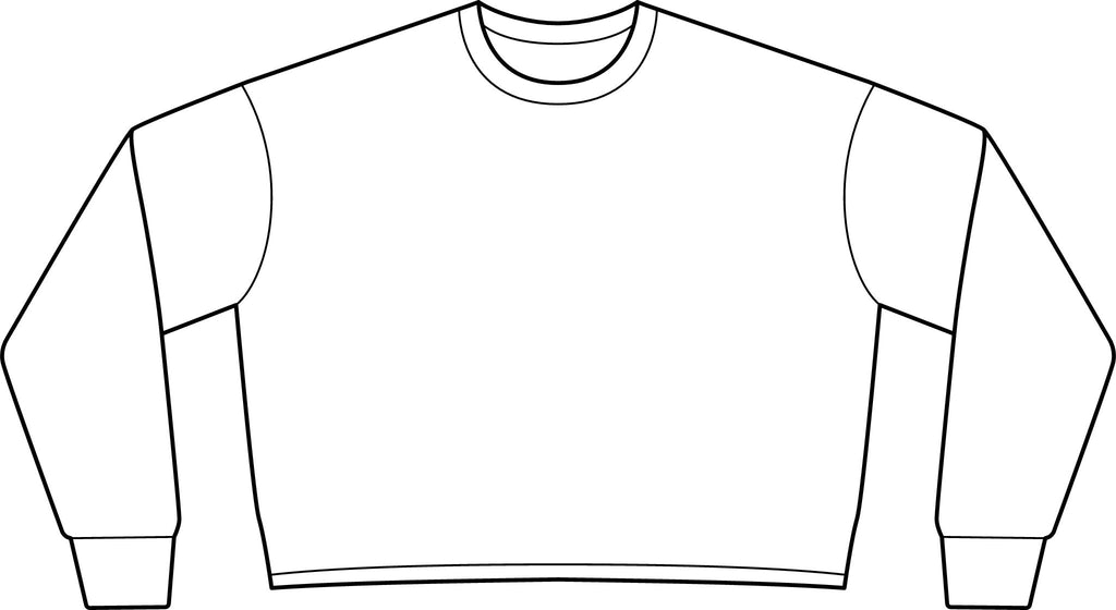 Sheep Crest Crop Sweatshirt — A.E.C. Richmond Logo Crewneck