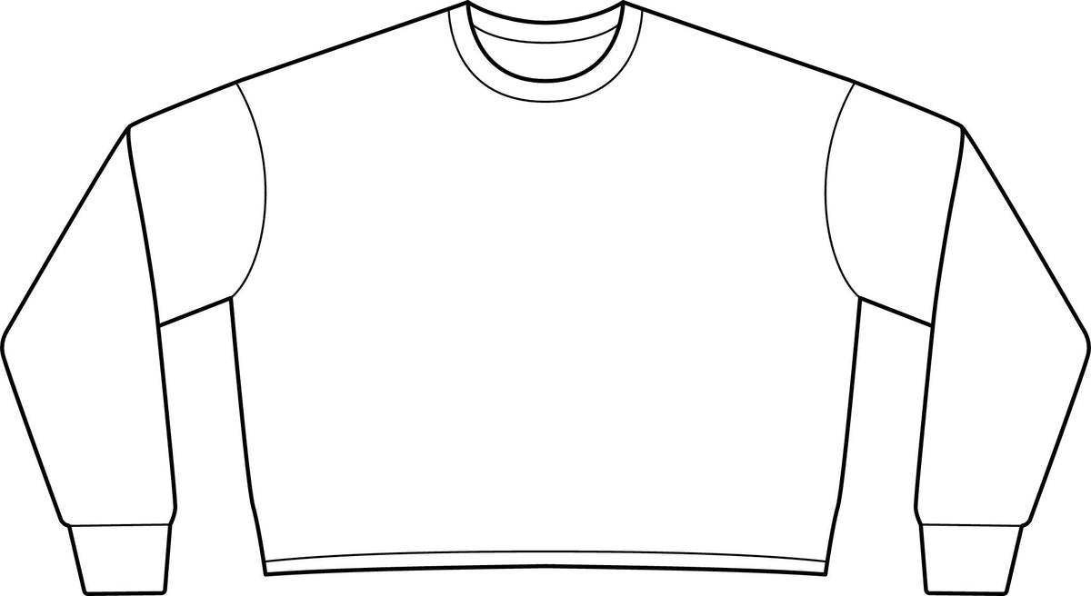 Sheep Crest Crop Sweatshirt — A.E.C. Richmond Logo Crewneck