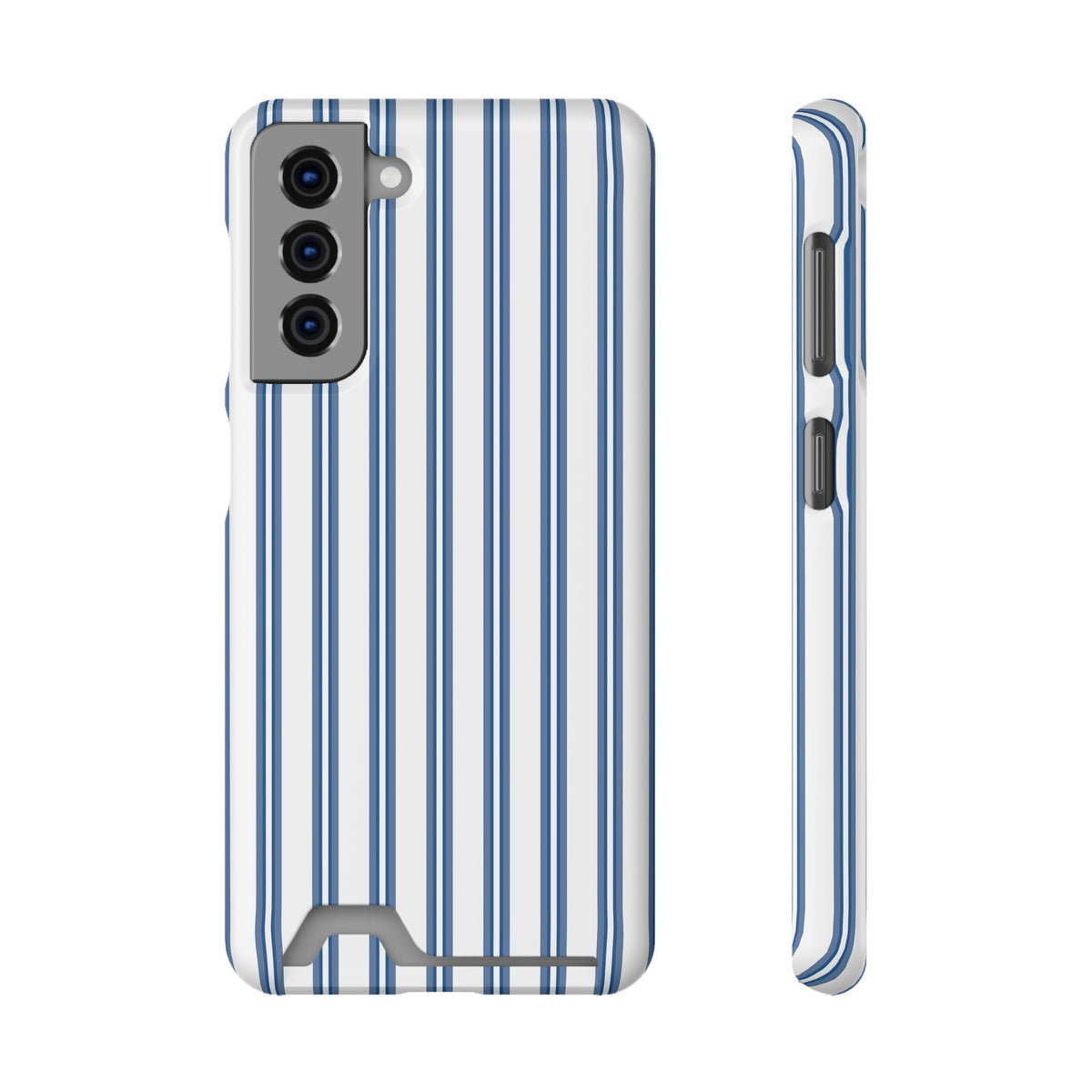 Blue Floral Card Holder Phone Case