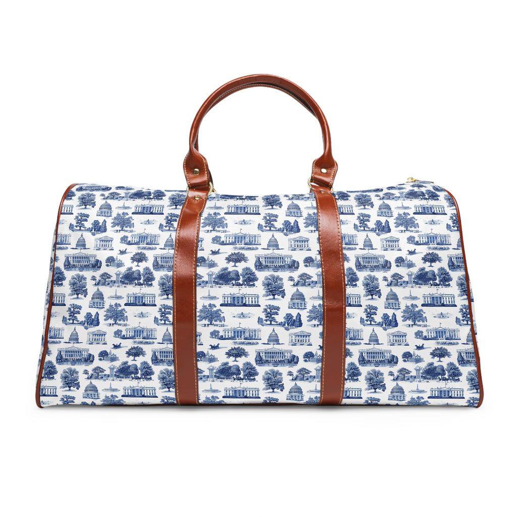 Waterproof Weekender Bag — Blue Toile Travel Duffle