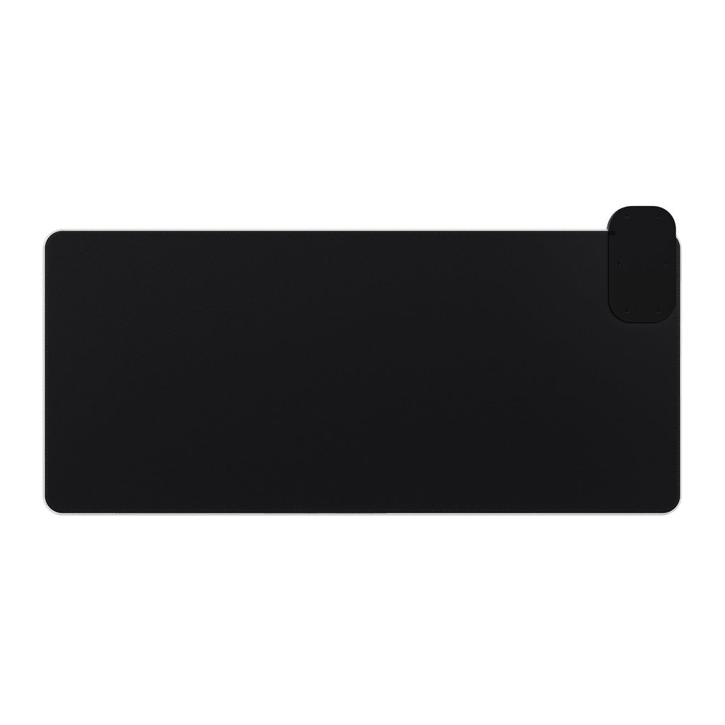 Blue Toile LED Gaming Mouse Pad with Wireless Charger — Extended RGB Desk Mat