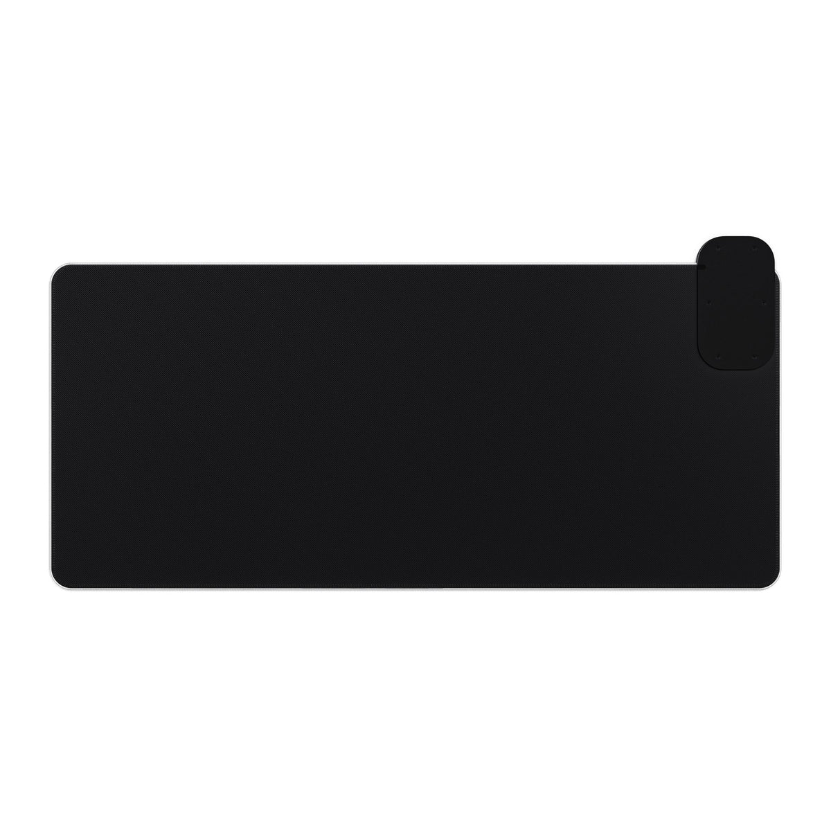 Blue Toile LED Gaming Mouse Pad with Wireless Charger — Extended RGB Desk Mat