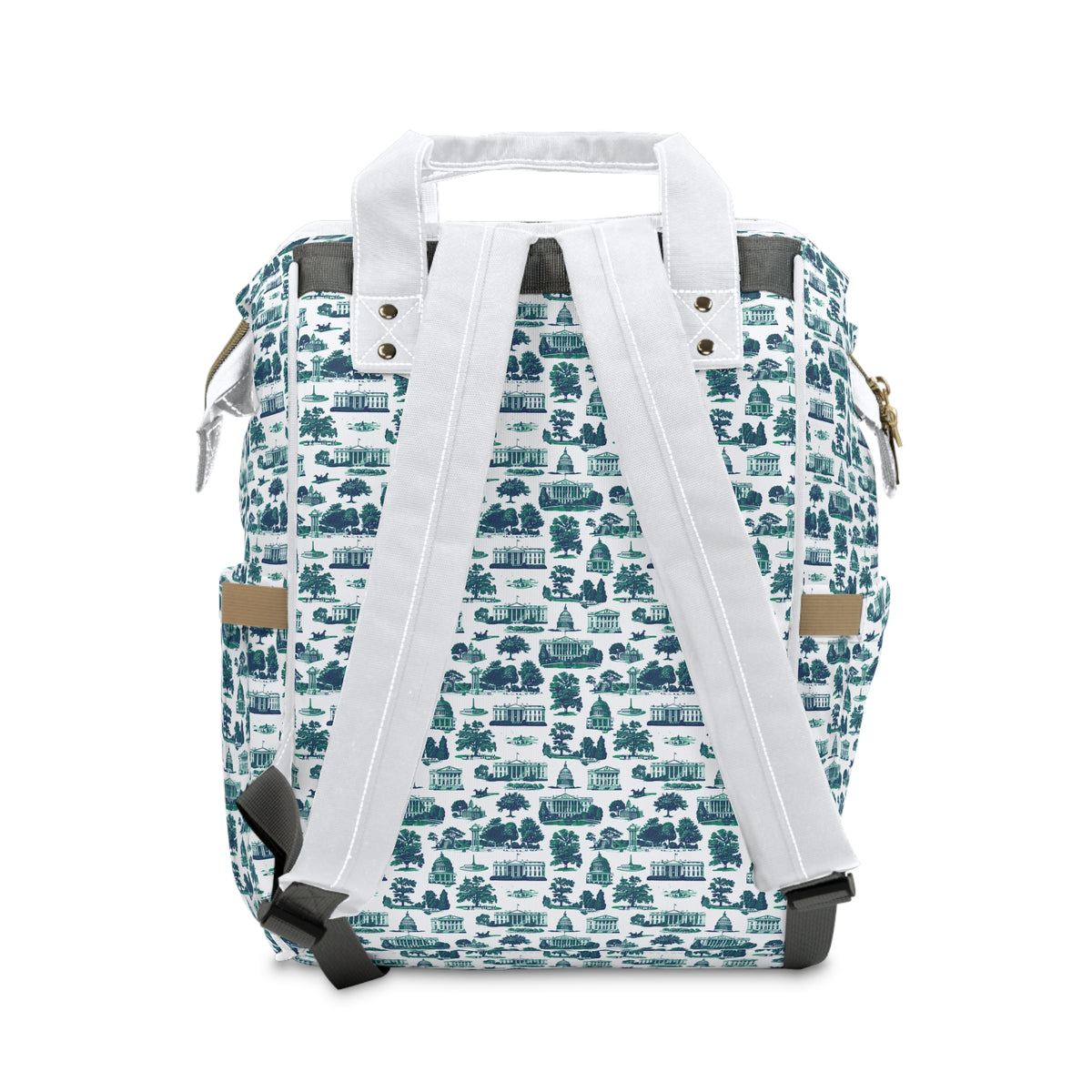 Forest Toile Diaper Backpack — Multifunctional Baby Changing Bag