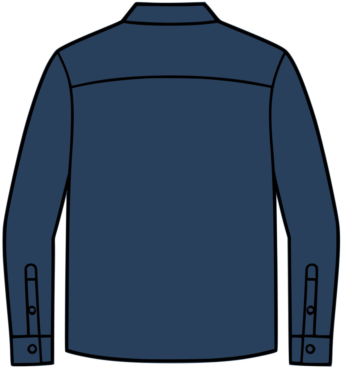 Embroidered Monogram Long Sleeve Shirt