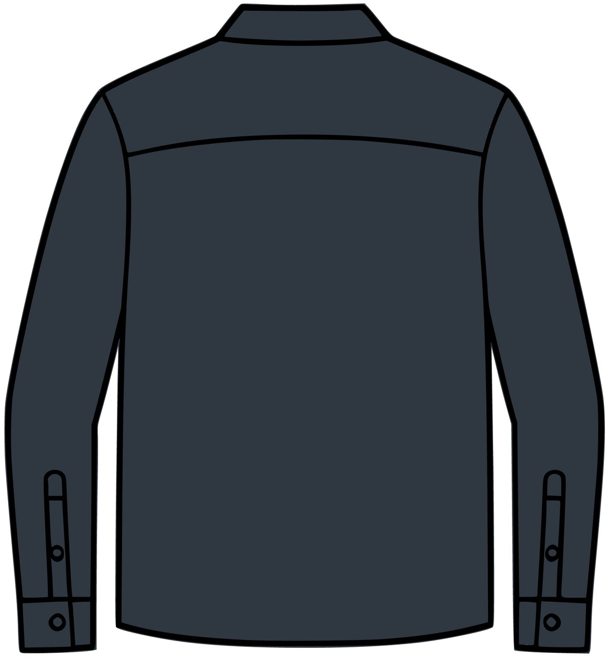 Embroidered Monogram Long Sleeve Shirt