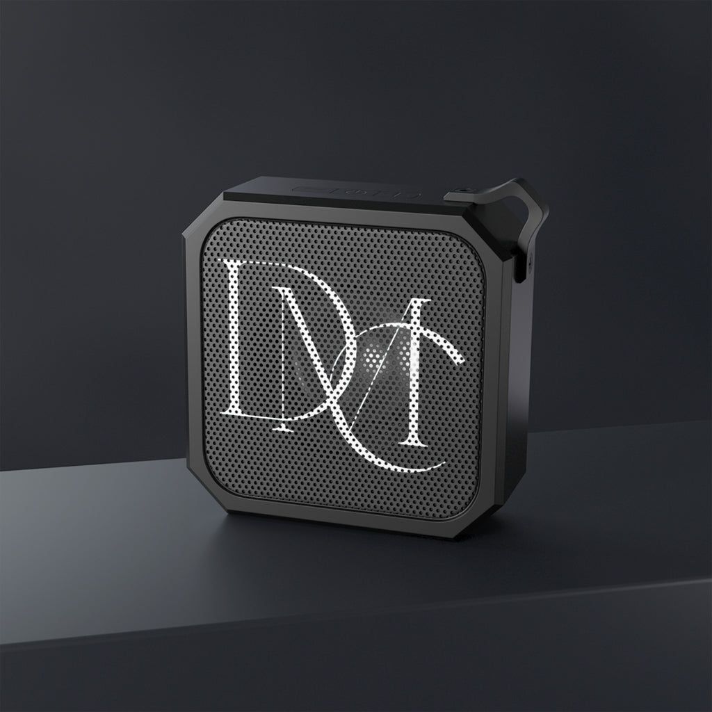 Blackwater Outdoor Bluetooth Speaker — Rugged Portable Speaker with Monogram "D M"