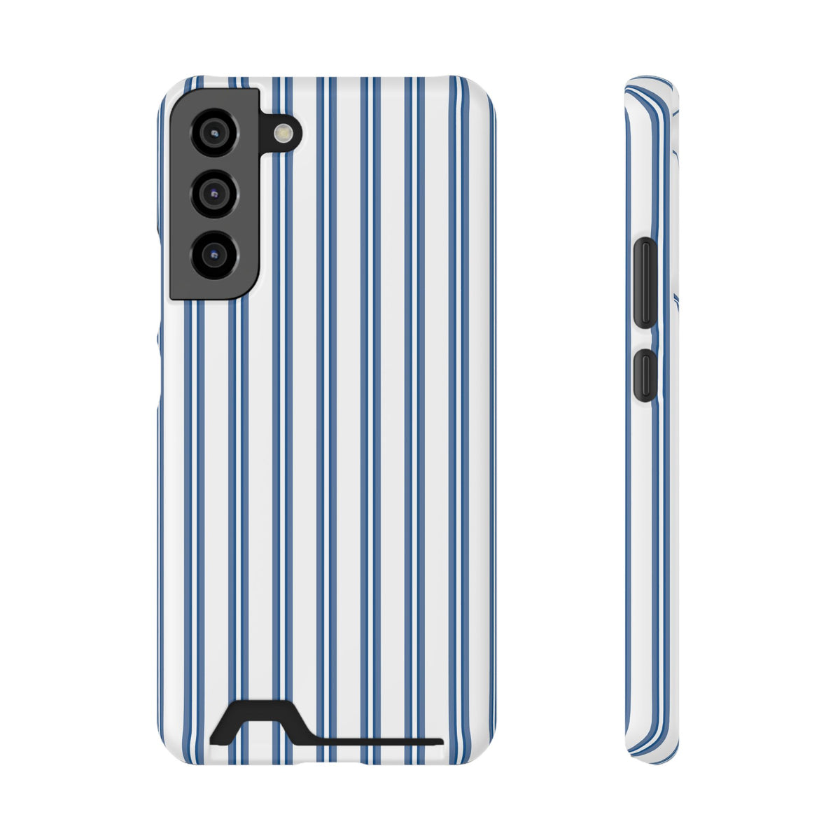 Blue Floral Card Holder Phone Case