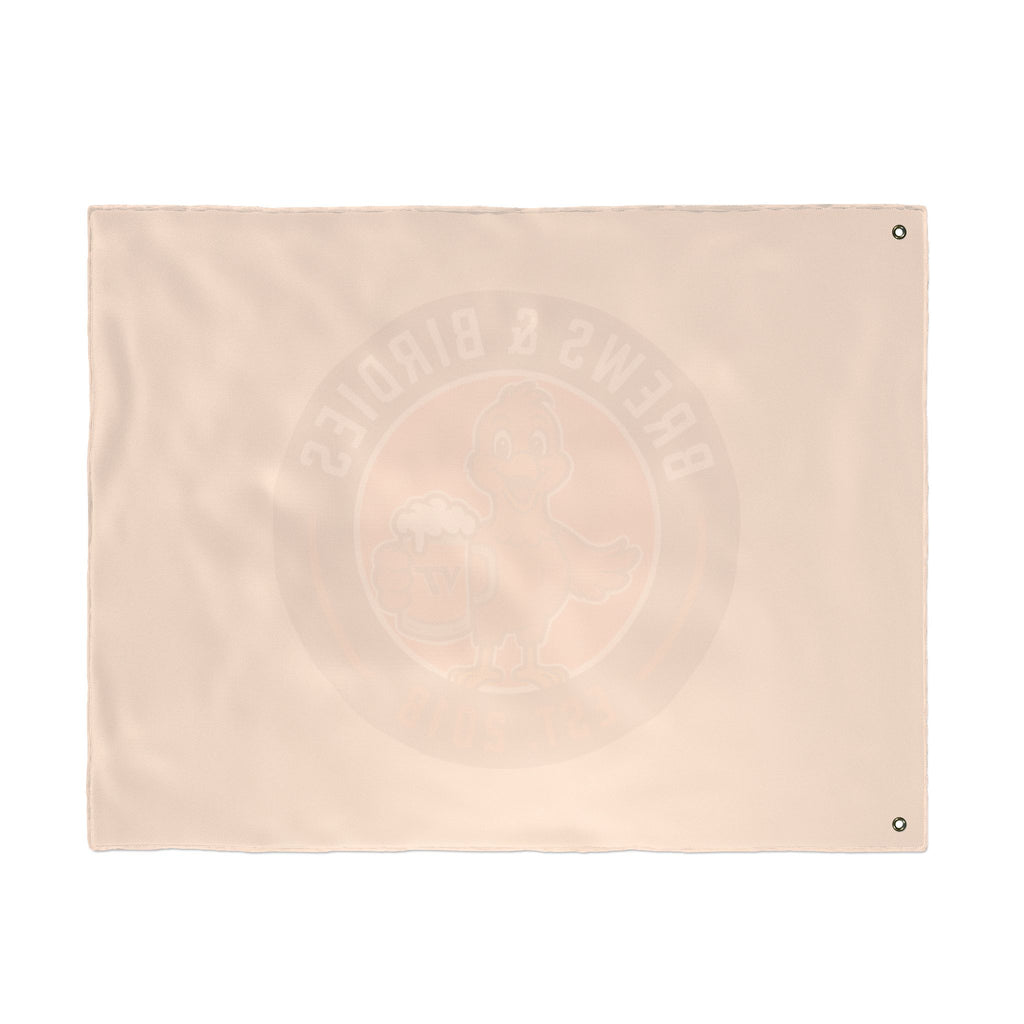 Brews & Birdies Double-Sided Flag — Beer Club Golf Team Banner (Est. 2018)