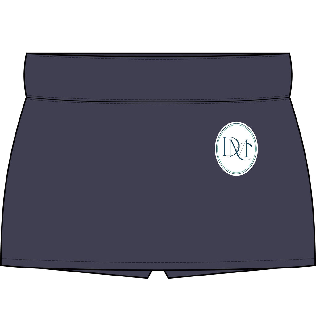 Women's Skort with Monogram Circle Logo — Athletic Golf & Tennis Skort