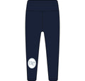 Women's Impact Leggings - Navy High-Waist Logo Activewear
