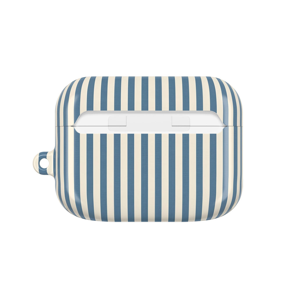 AirPod Case — Blue Toile Cityscape Pattern