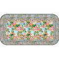 Tropical Beach Print Pencil Case — Pink Island Paradise Stationery Pouch