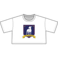 Sheep Crest Crop Tee — Women's Lamb Emblem Graphic Crop Top