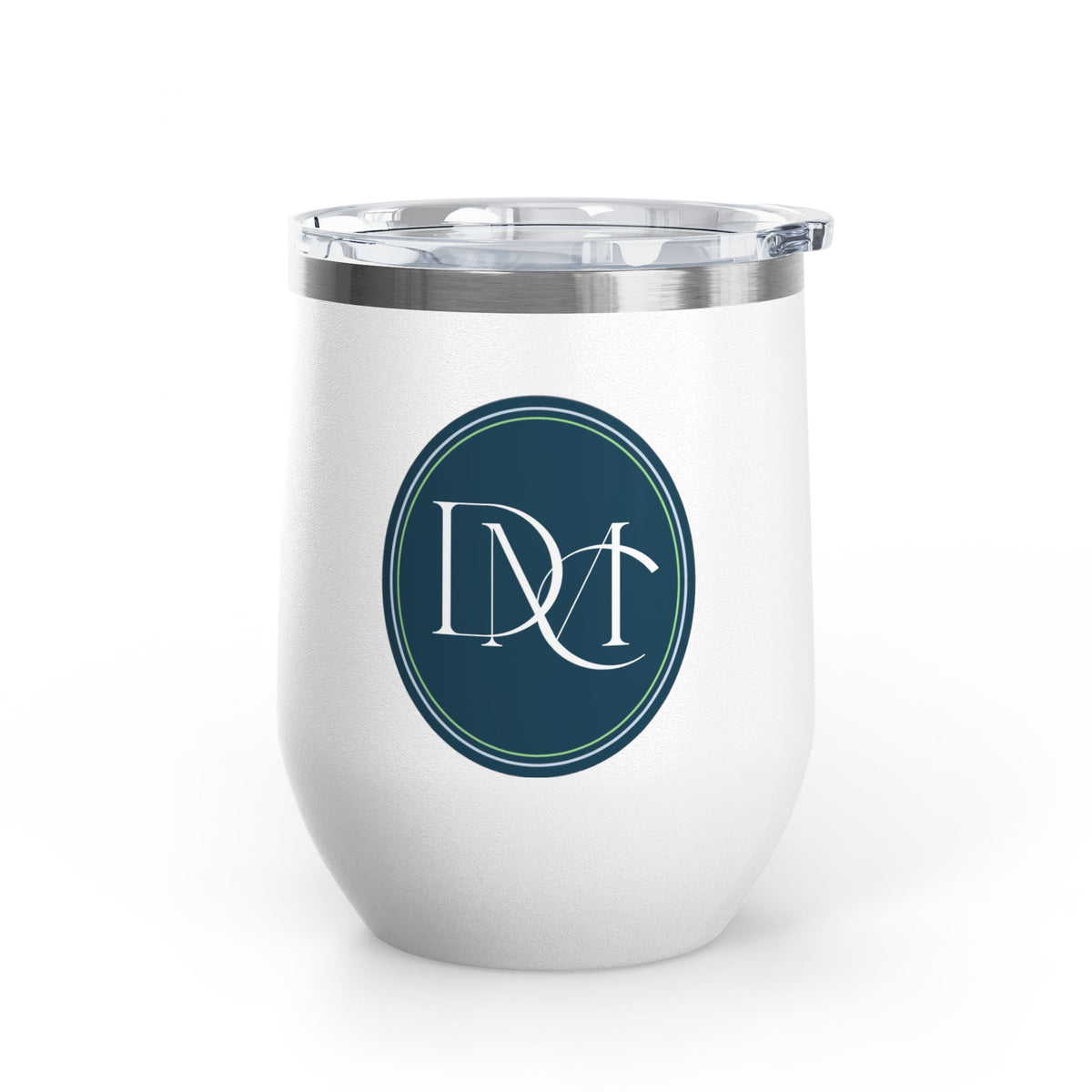 Monogram DM 12oz Insulated Wine Tumbler