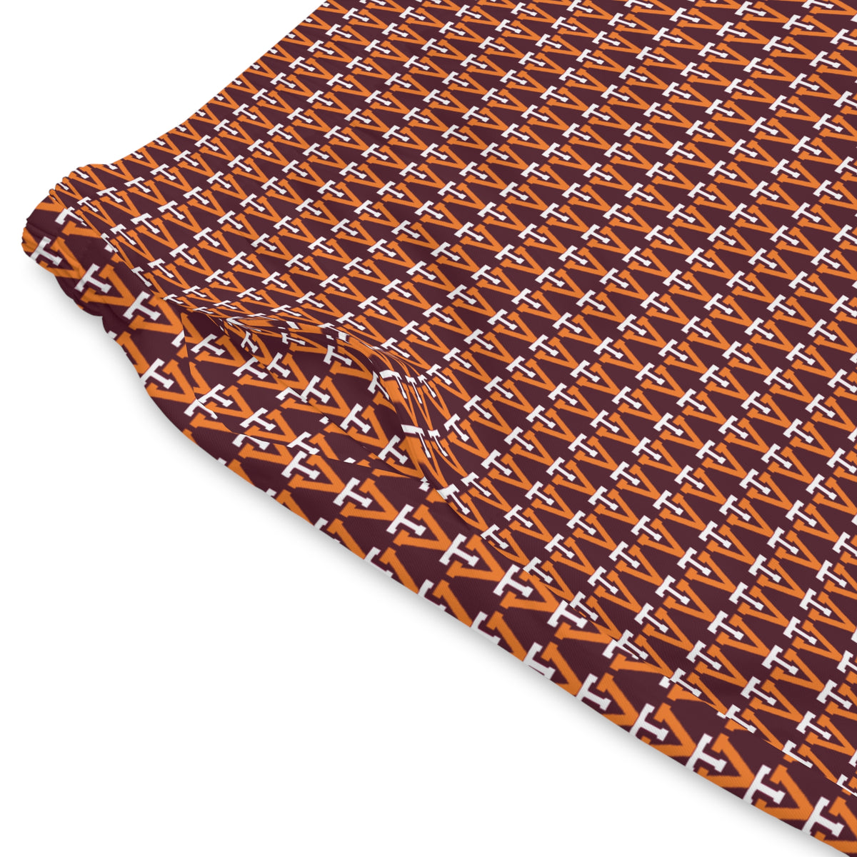 Men's Patterned Beach Shorts — Retro Brown Geo All-Over Print