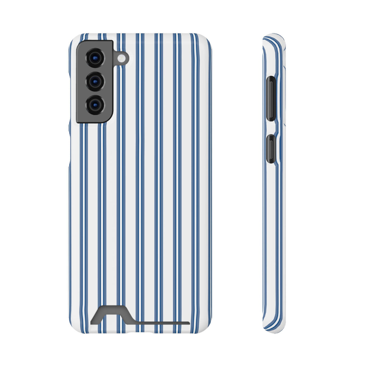 Blue Floral Card Holder Phone Case
