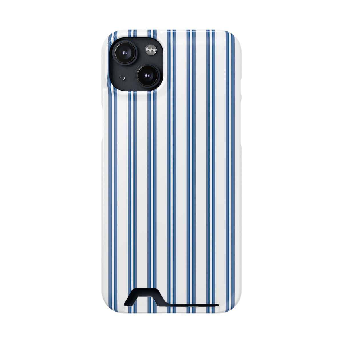 Blue Floral Card Holder Phone Case
