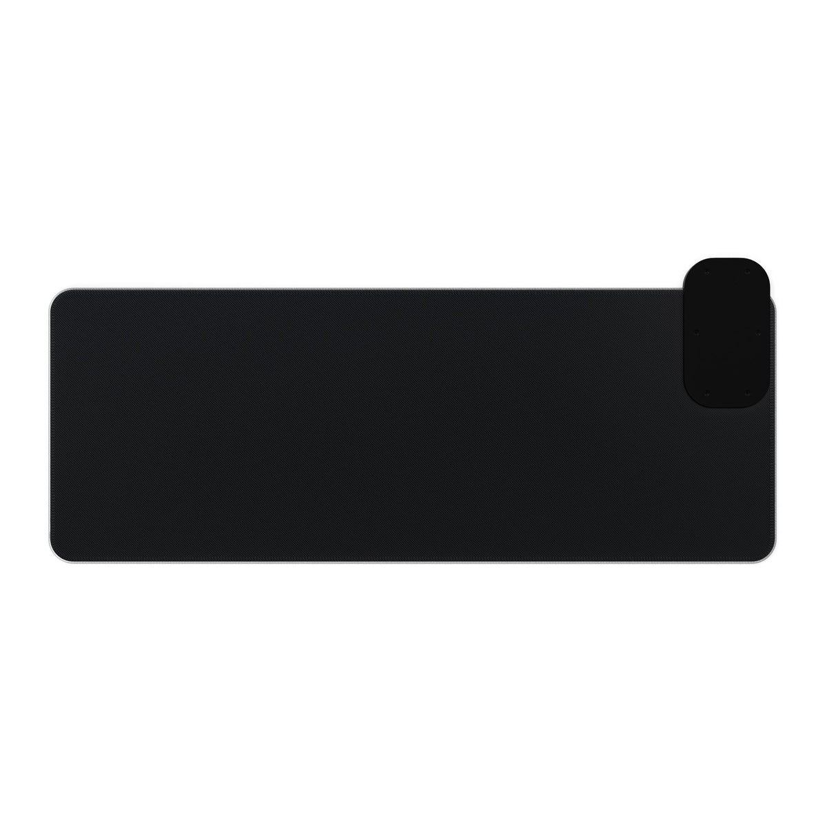 Blue Toile LED Gaming Mouse Pad with Wireless Charger — Extended RGB Desk Mat