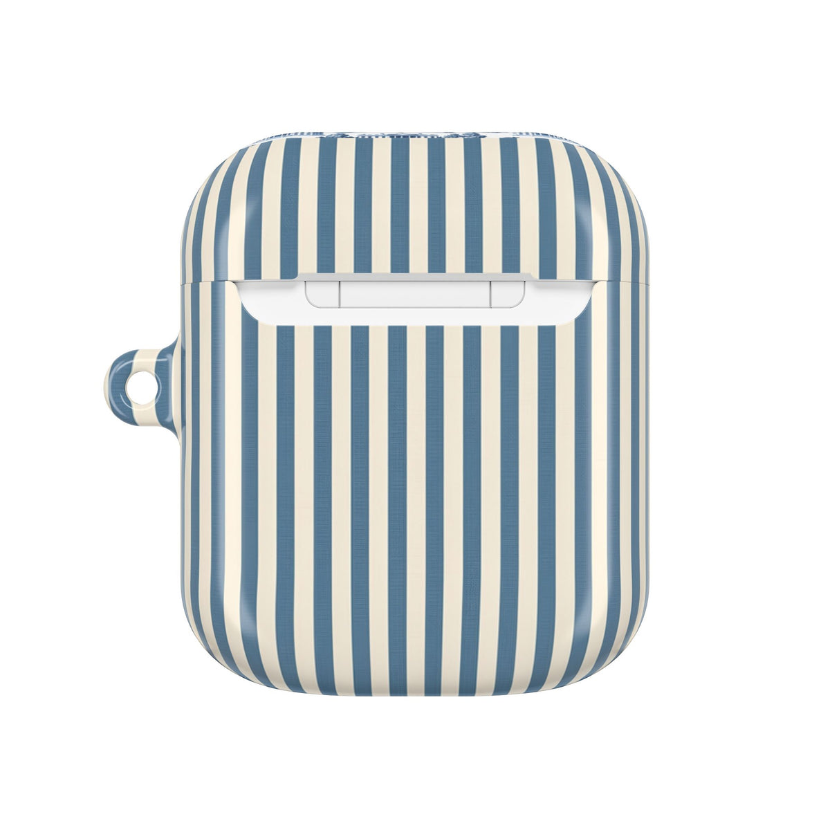 AirPod Case — Blue Toile Cityscape Pattern