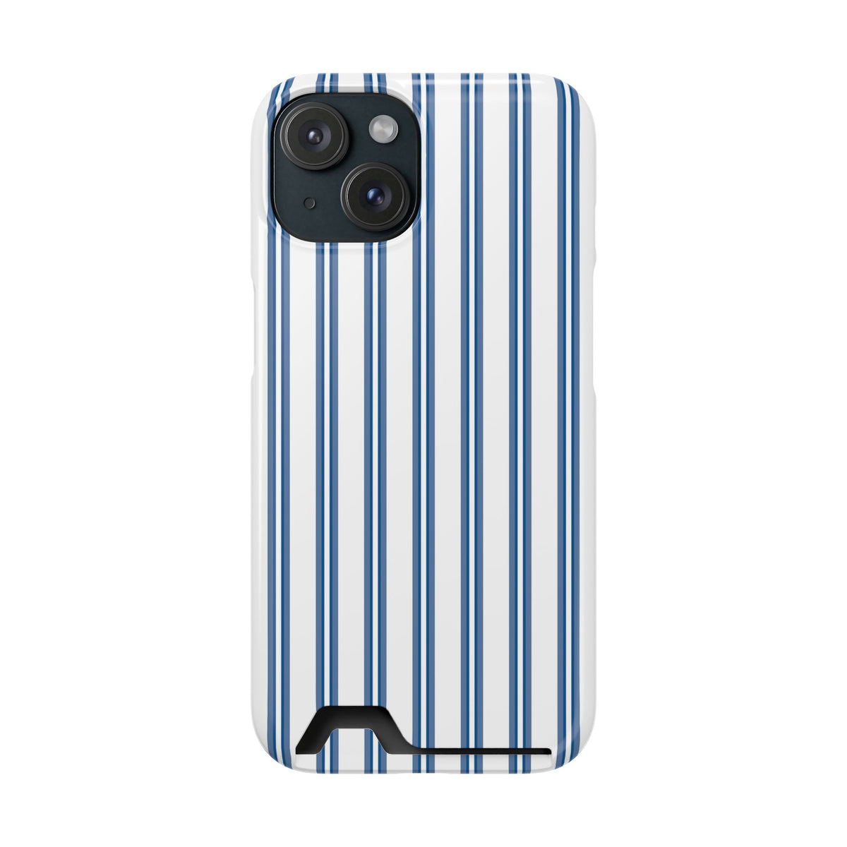Blue Floral Card Holder Phone Case
