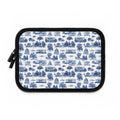Capitol Toile Laptop Sleeve — Blue Washington D.C. Landmark Pattern