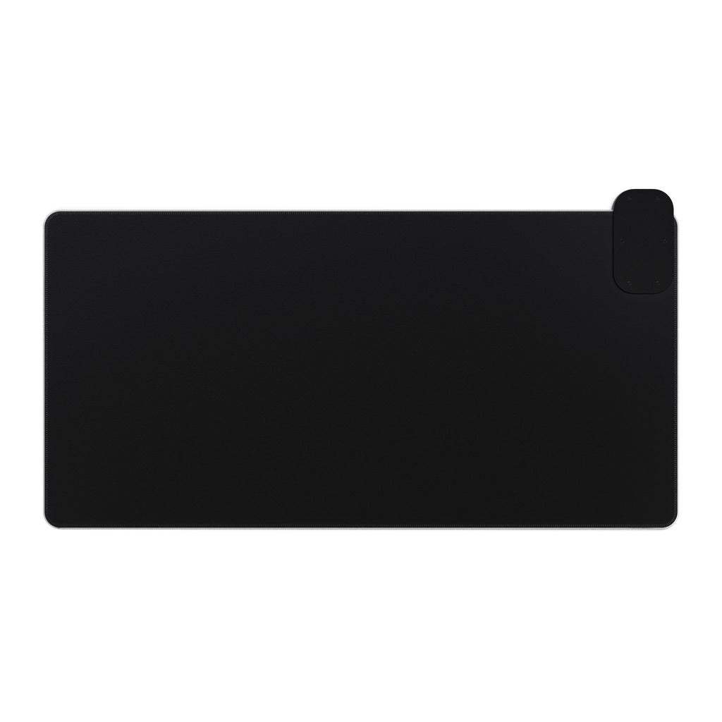 Blue Toile LED Gaming Mouse Pad with Wireless Charger — Extended RGB Desk Mat