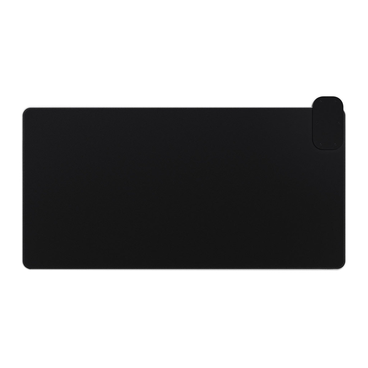 Blue Toile LED Gaming Mouse Pad with Wireless Charger — Extended RGB Desk Mat