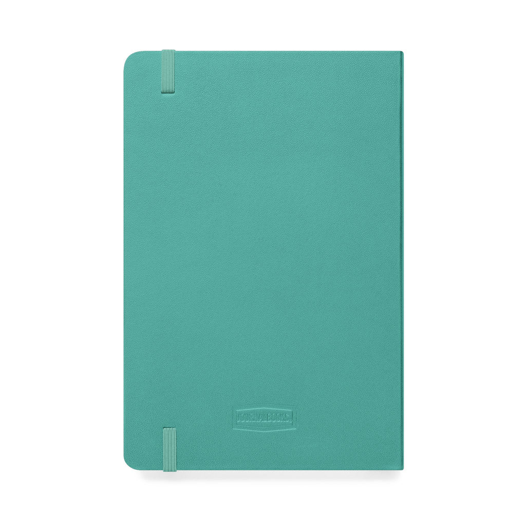 Monogrammed Navy Crest Hardcover Notebook — Personalized Initials Journal