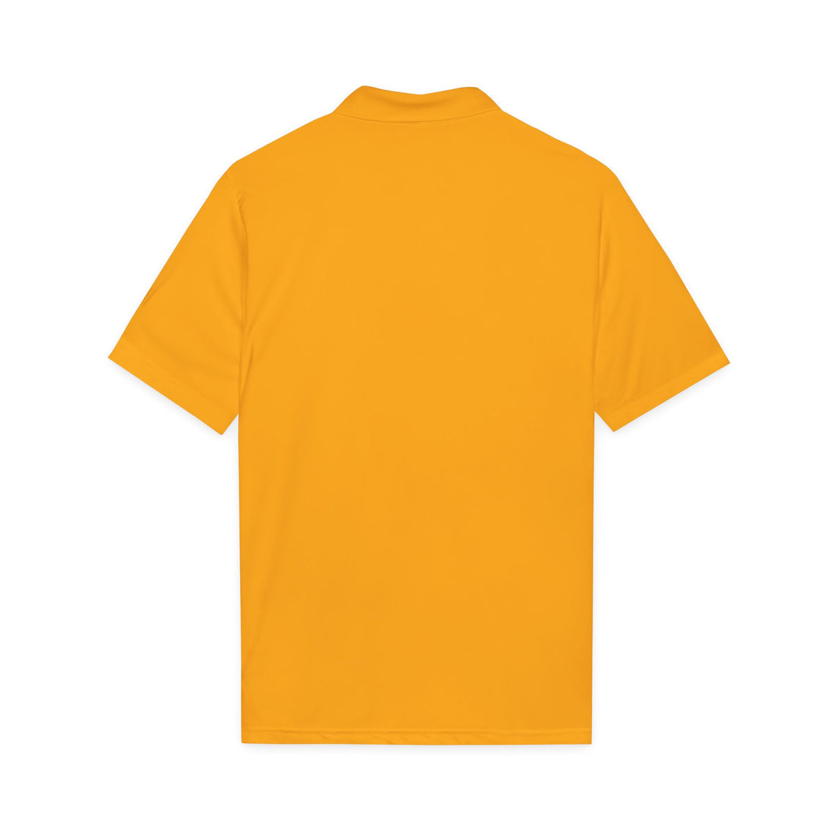 White Polo Shirt with Subtle Monogram Logo — Sport-Style Performance Polo