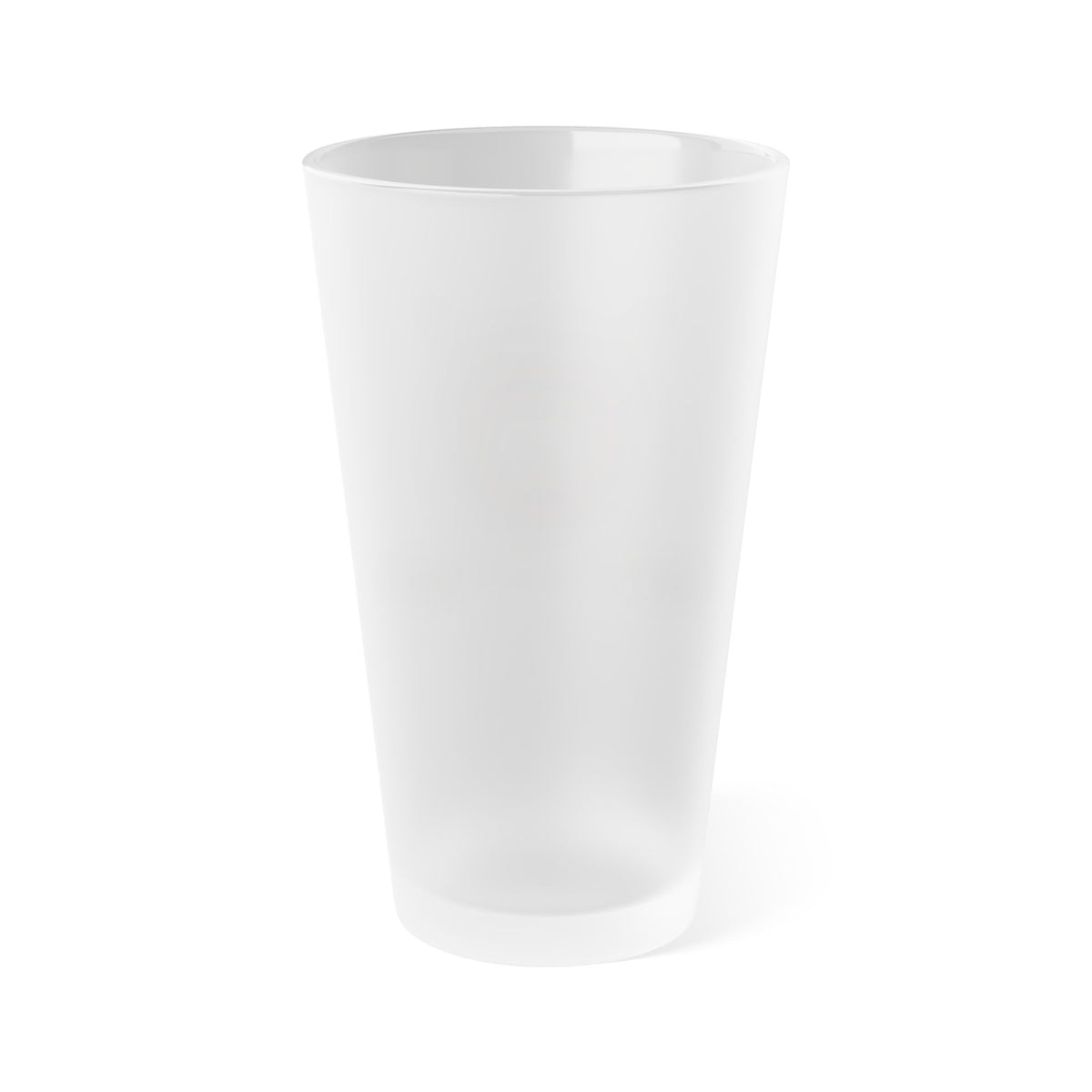 Frosted 16oz Pint Glass – Vintage Hockey Crest