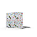 Seashell Pattern Matte MacBook Case — Pastel Beach Shell Laptop Cover