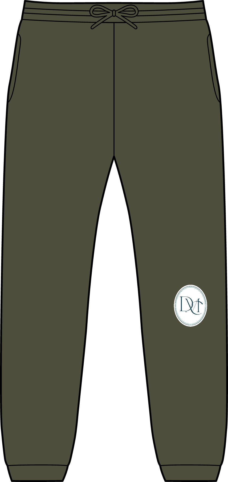 Flyer Joggers — Minimal Monogram Track Pants
