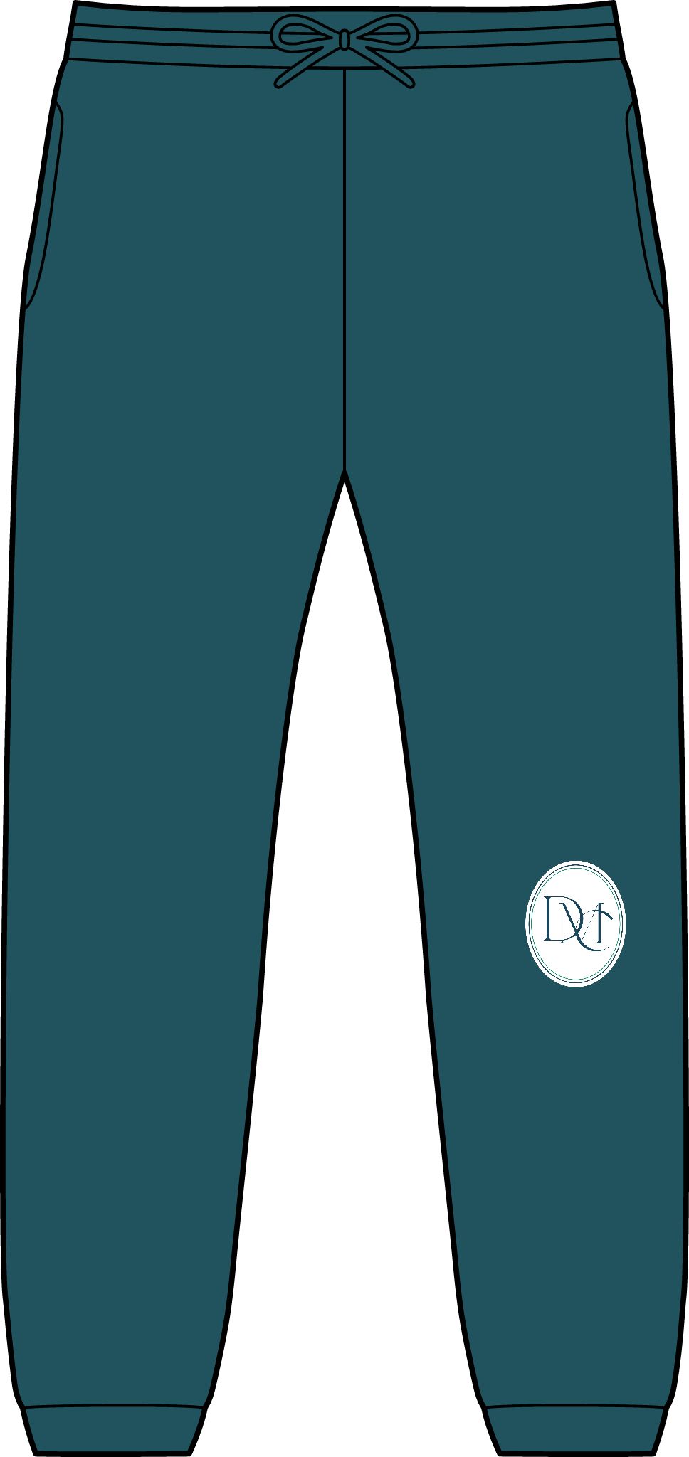 Flyer Joggers — Minimal Monogram Track Pants