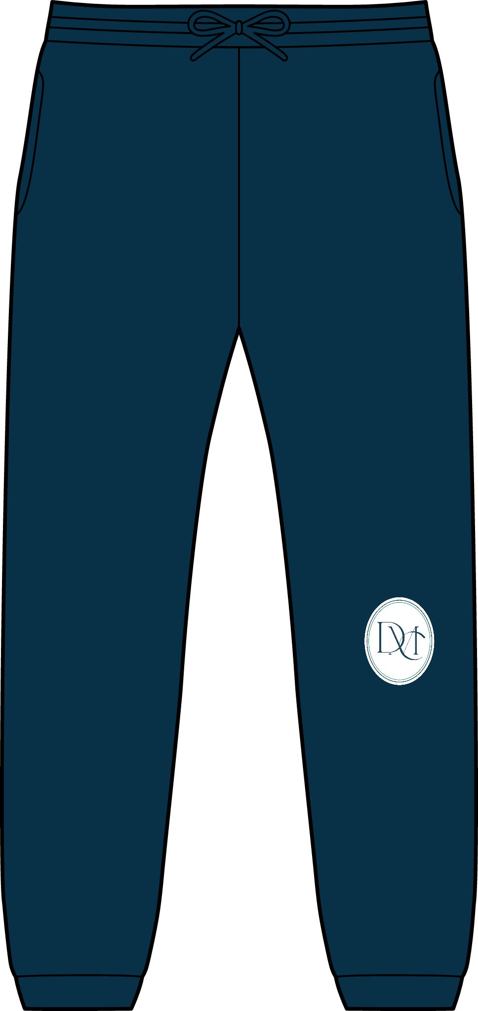 Flyer Joggers — Minimal Monogram Track Pants