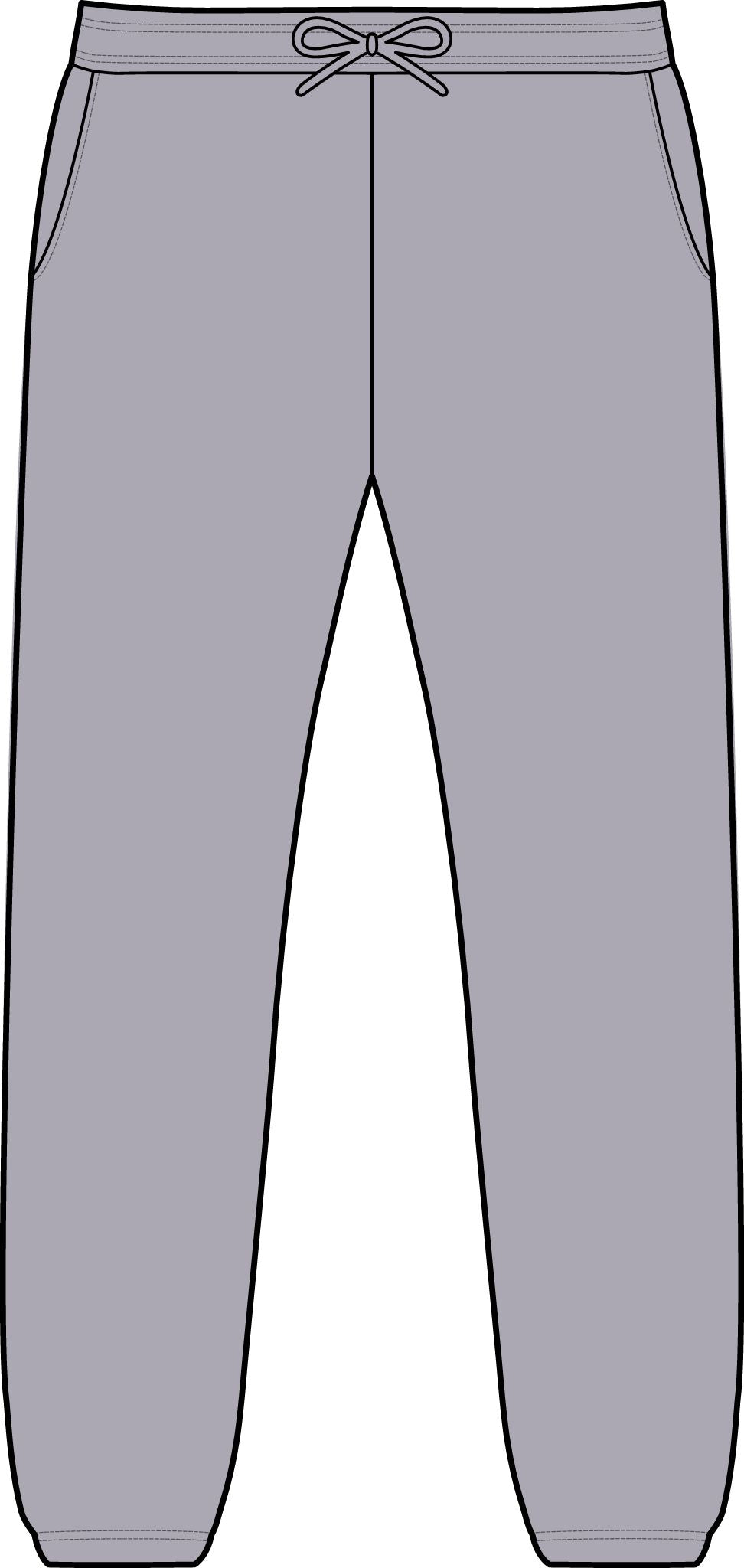 Surplus Track Pants – Minimal Logo Grey Joggers