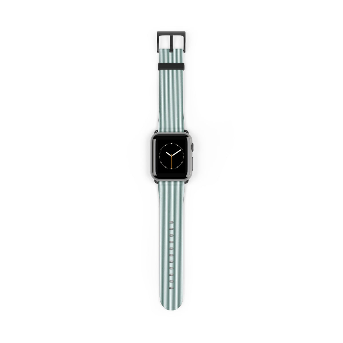 Seafoam Ribbed Silicone Watch Band — Comfortable Replacement Strap for Smartwatches