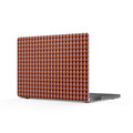 Geometric Rust Pattern Matte MacBook Case — Retro Triangle Laptop Cover