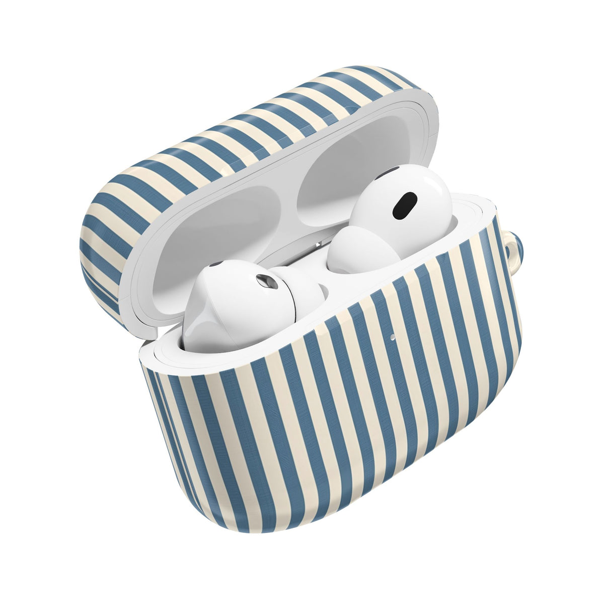 AirPod Case — Blue Toile Cityscape Pattern