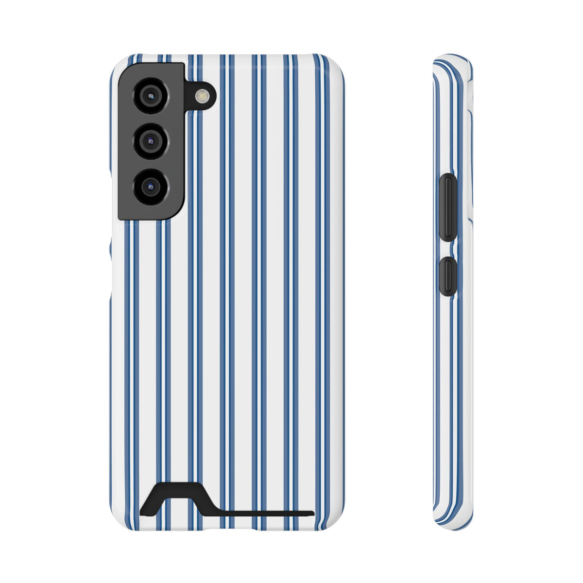 Blue Floral Card Holder Phone Case