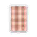 Magsafe Vegan Wallet — Minimal Orange Pattern Card Holder