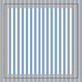 Nautical Blue Stripe Poly Twill Pillow