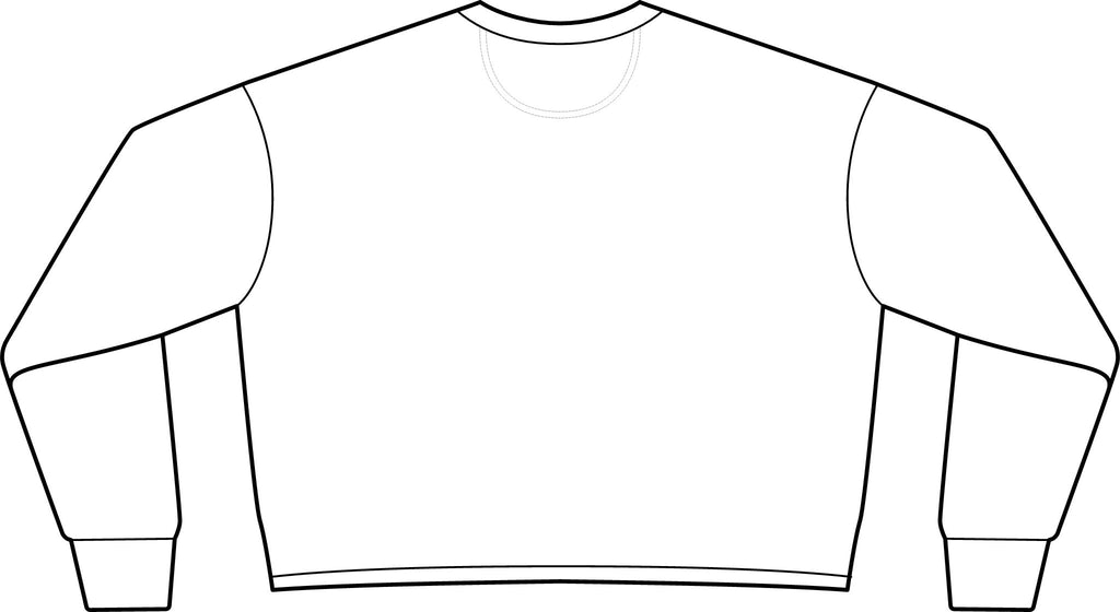 Retro Golf Visor Crop Sweatshirt — Funny Mustache & Sunglasses Crewneck