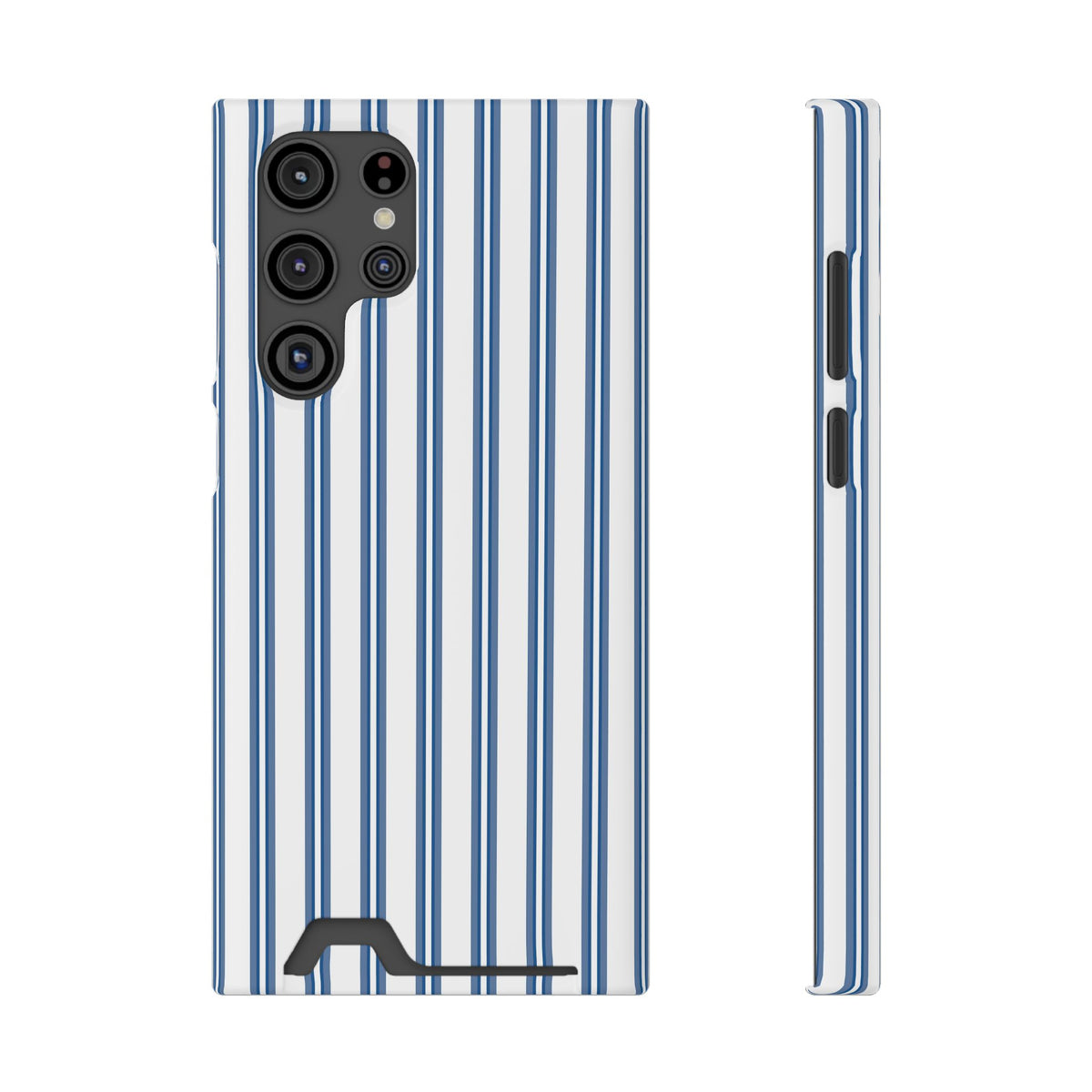 Blue Floral Card Holder Phone Case